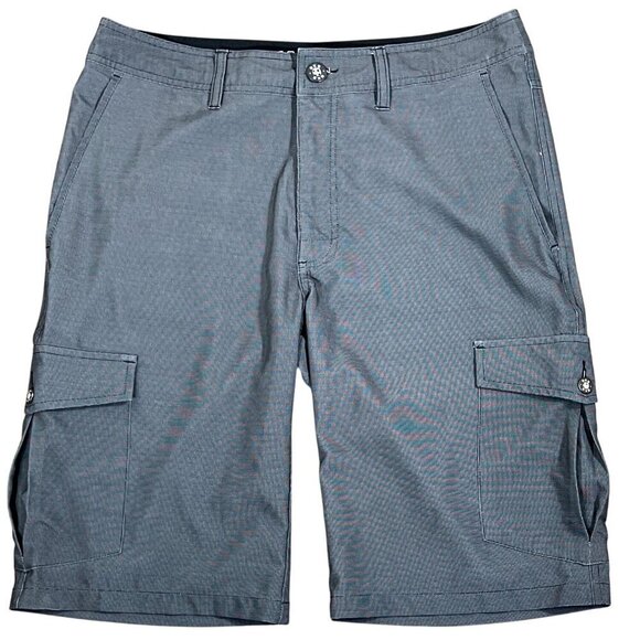 BKE Hybrid Standard Fit Cargo Shorts Men's Gray Sz 31W/23L NWOT - Picture 1 of 6